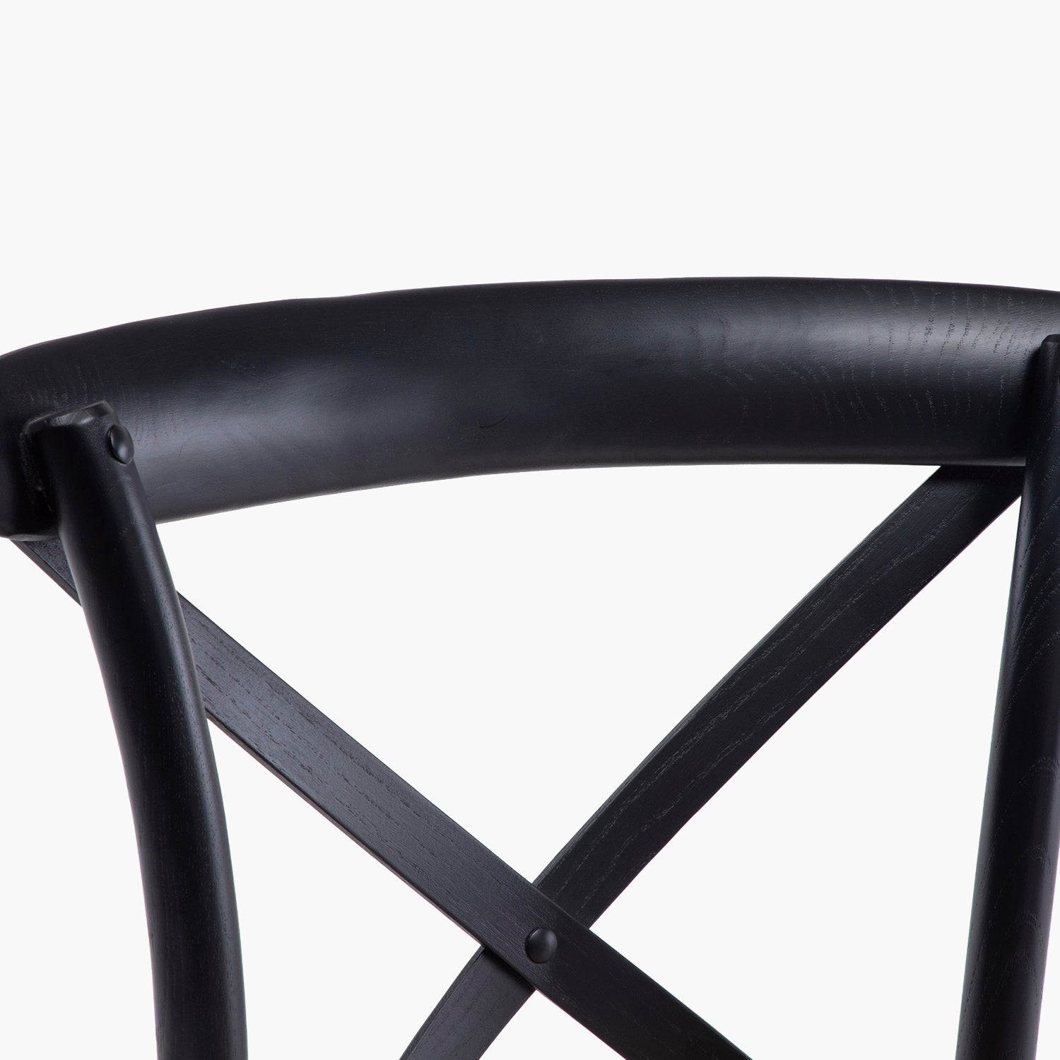 Silla Madera Crossback Tradition Rattan Negro