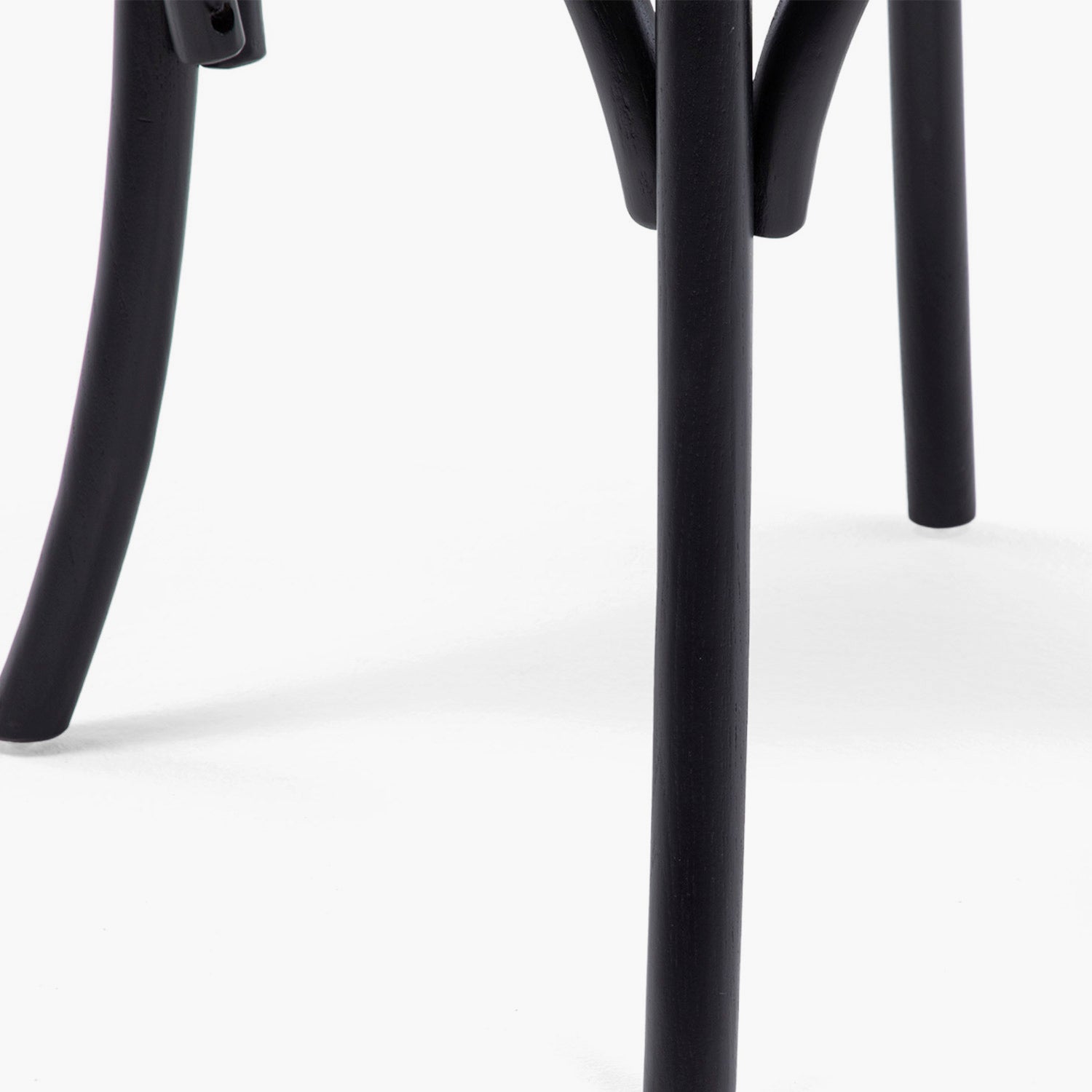 Silla Madera Crossback Tradition Rattan Negro