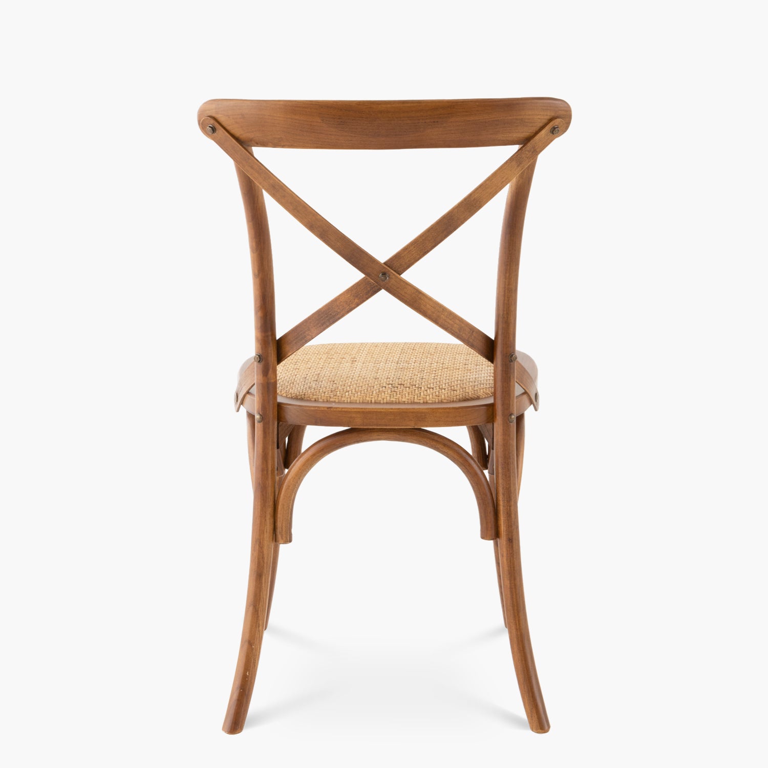 Silla Madera Crossback Tradition Rattan Nogal