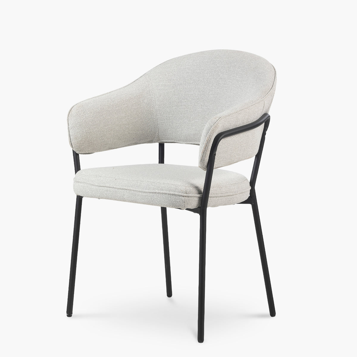 Silla diseño Home Office Stanford Gris claro