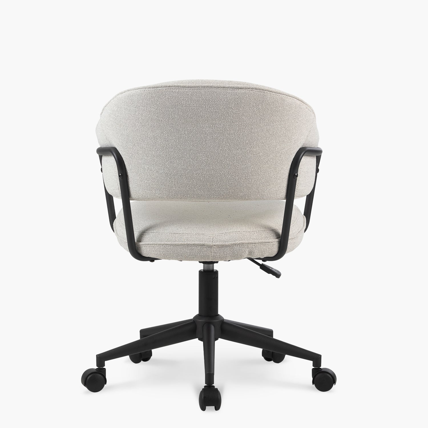 Silla Home Office Stanford Gris Claro con ruedas