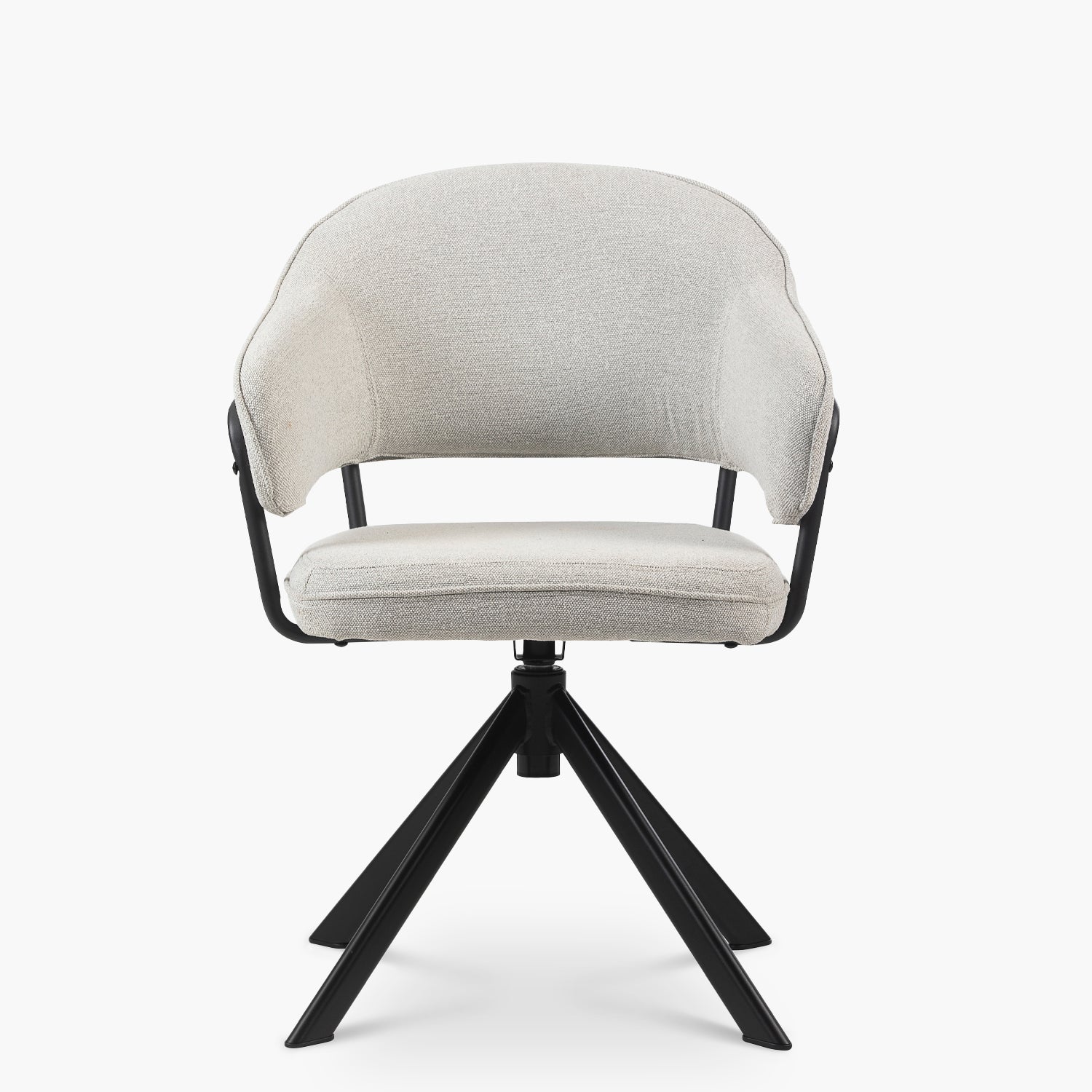 Silla Home Office Stanford Gris Claro Giratoria