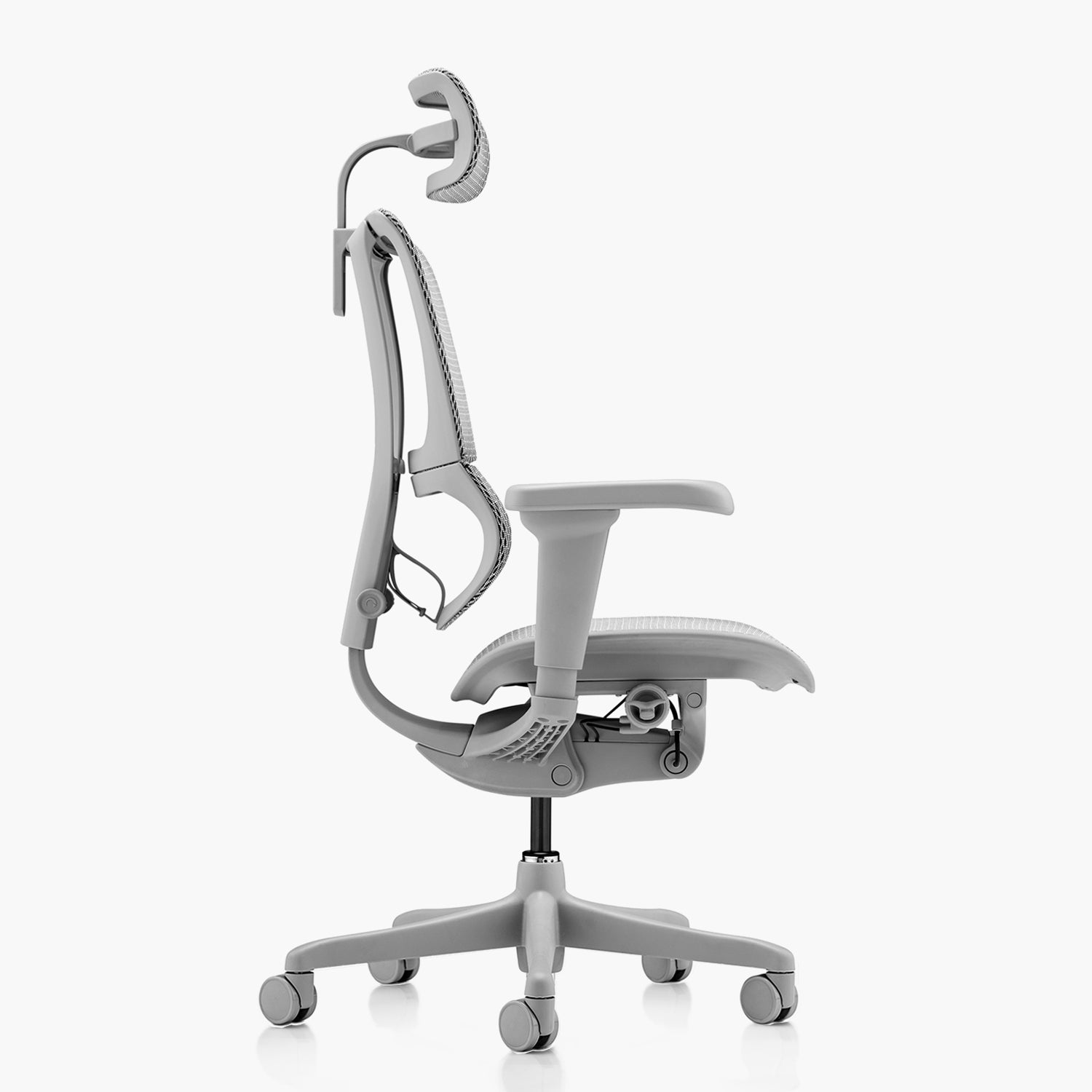 Silla IOO Ultra Gris claro con cabecero