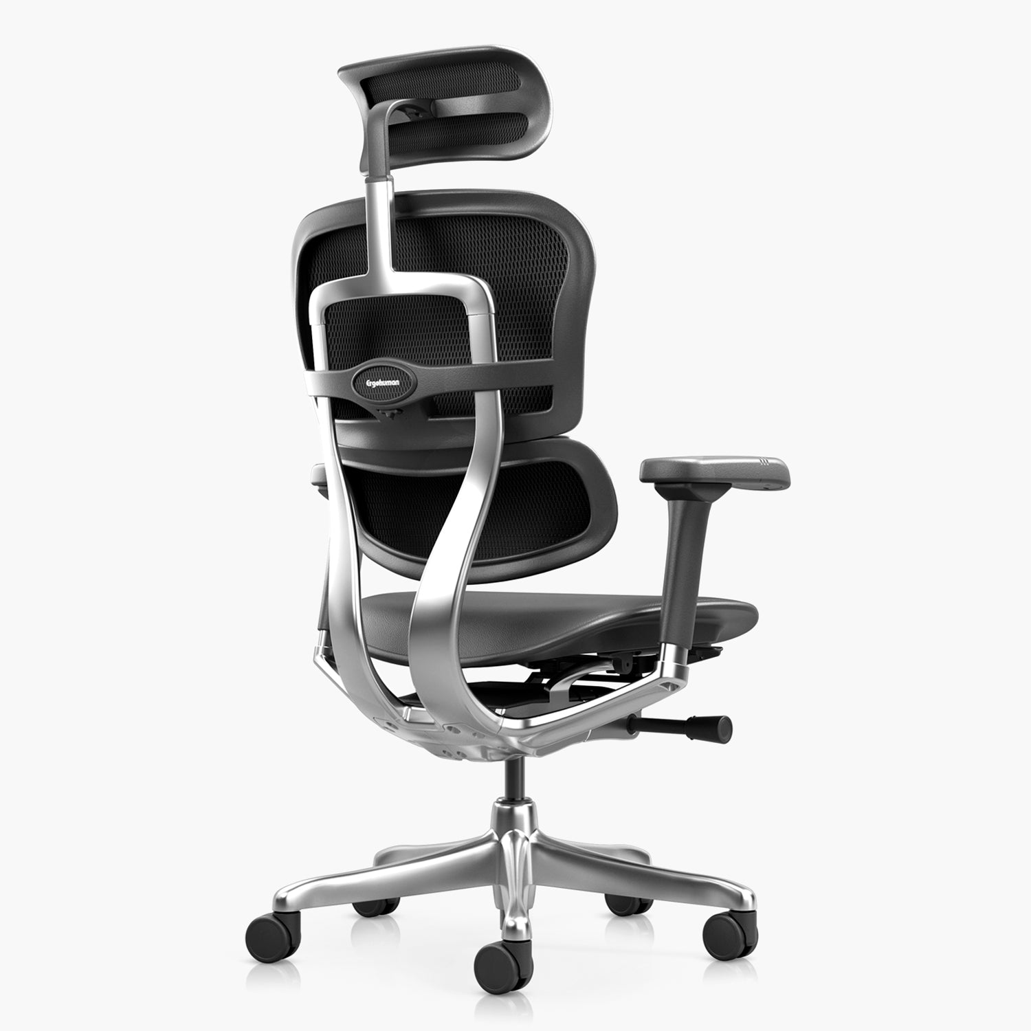 Silla Ergohuman Elite 2 Cuero Negro con cabecero