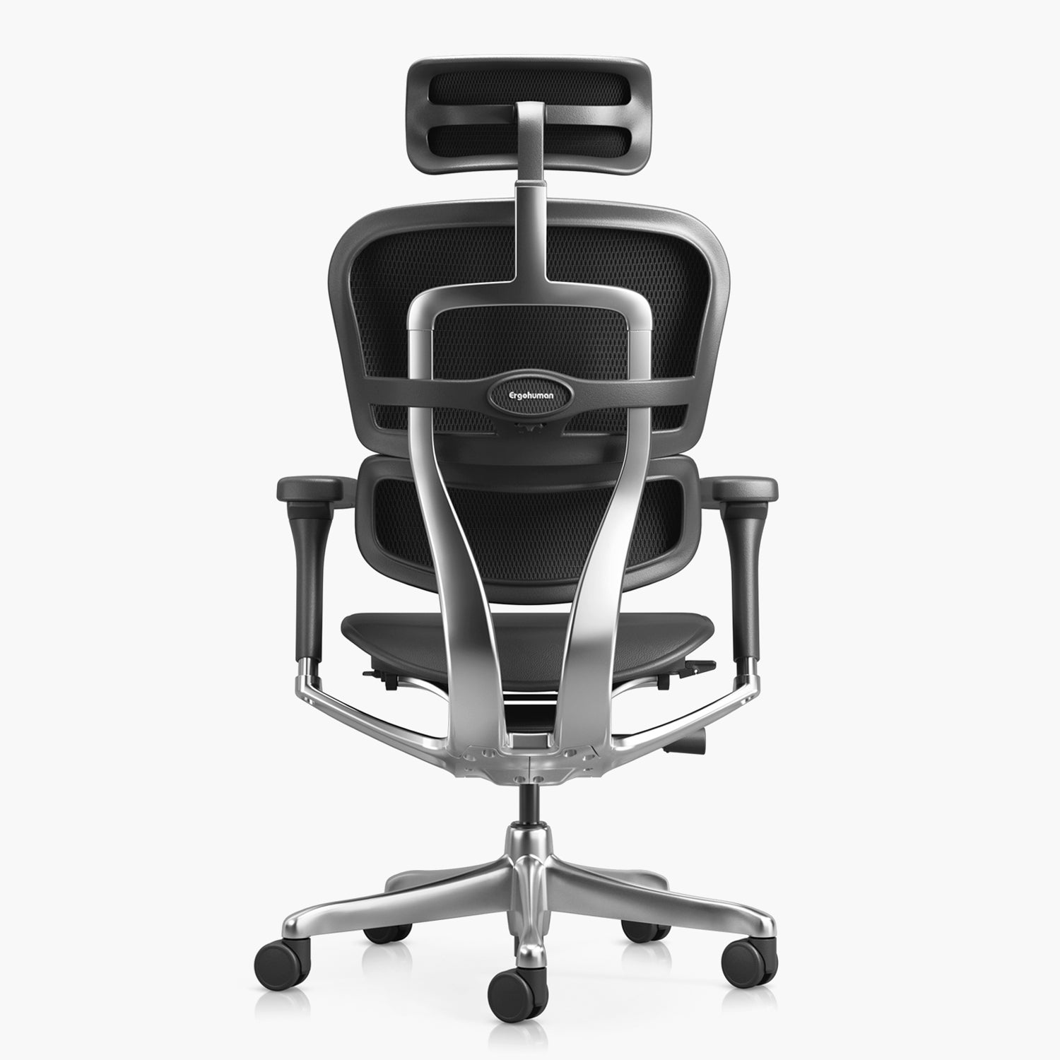 Silla Ergohuman Elite 2 Cuero Negro con cabecero