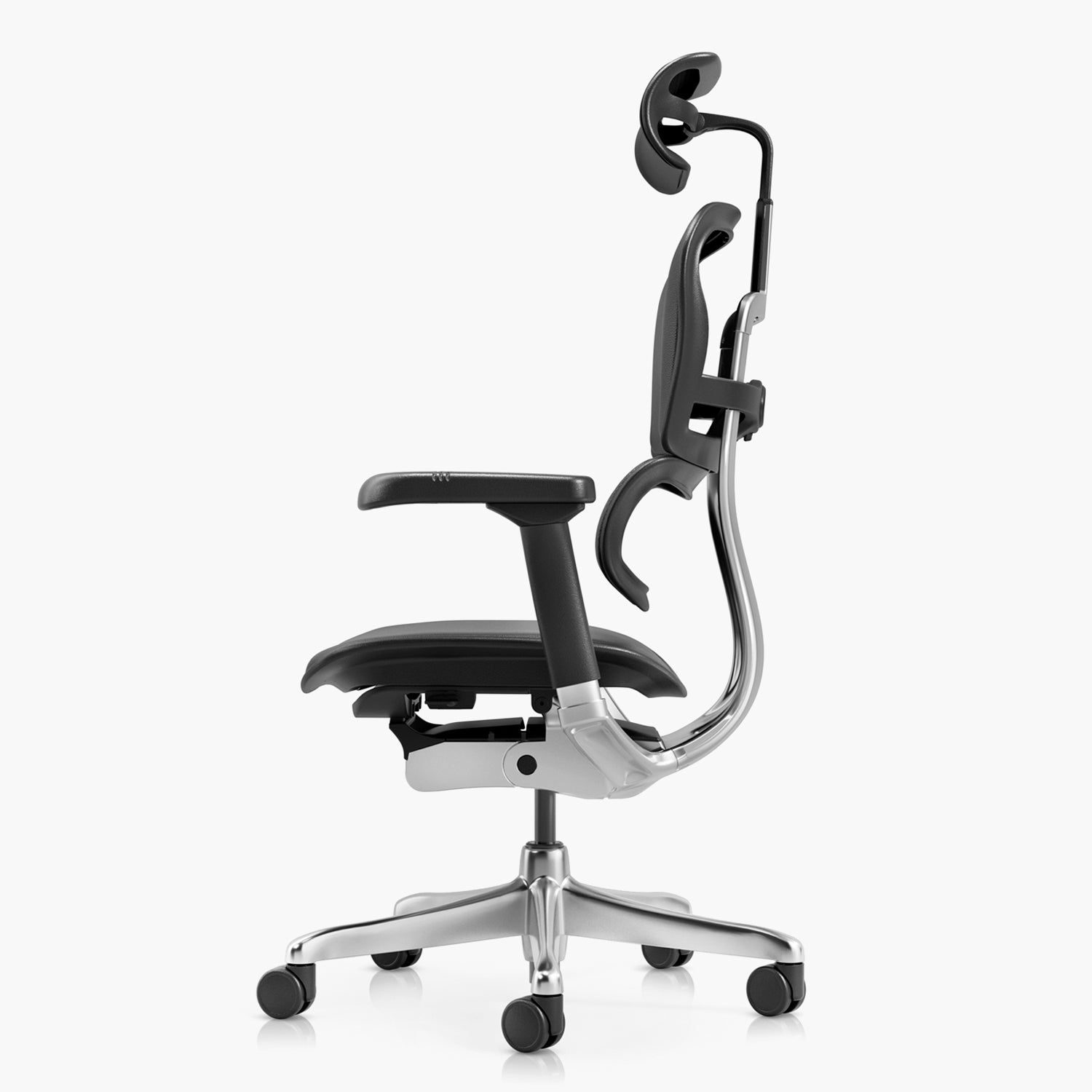 Silla Ergohuman Elite 2 Cuero Negro con cabecero
