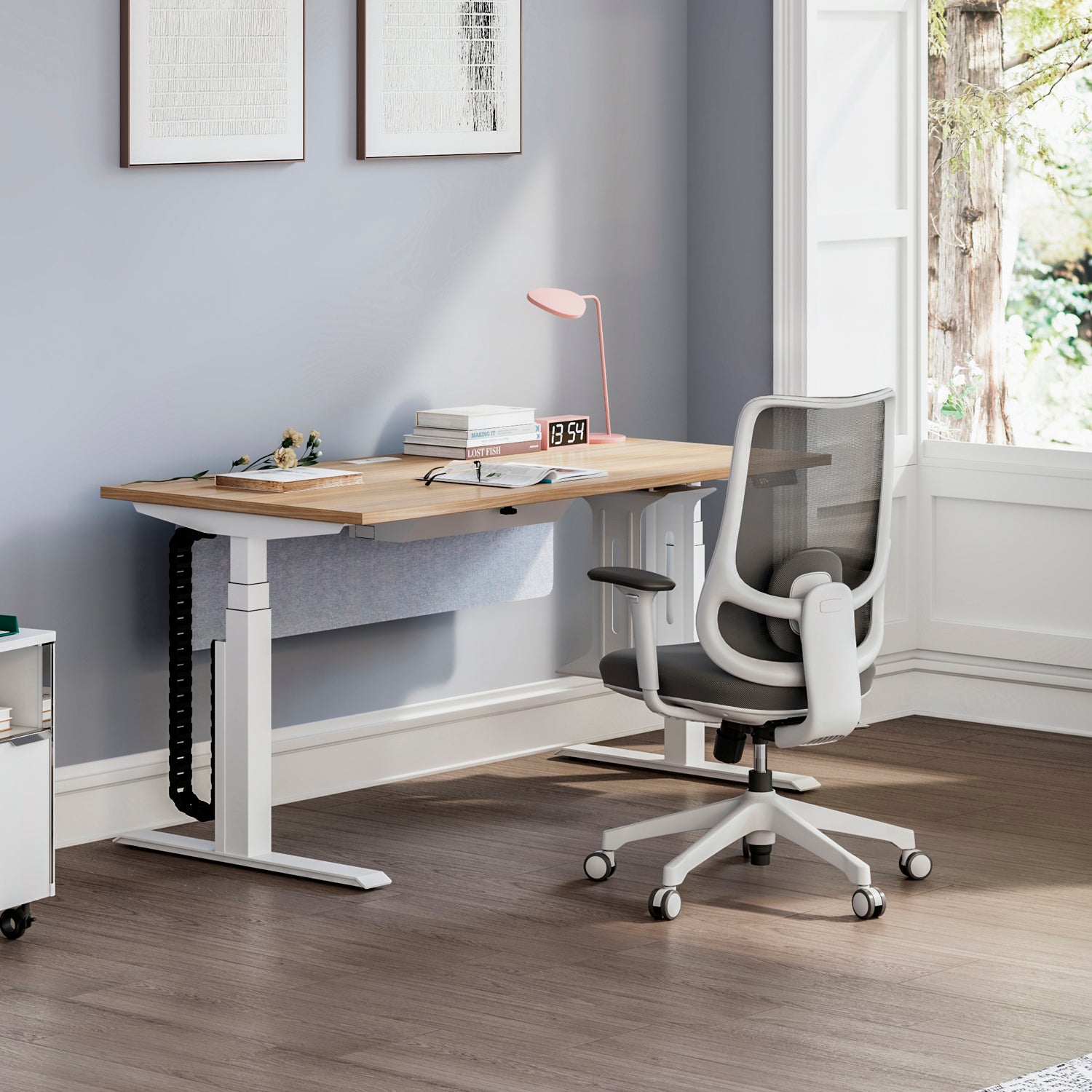 Silla Ejecutiva Oficina Bolt Gris Claro