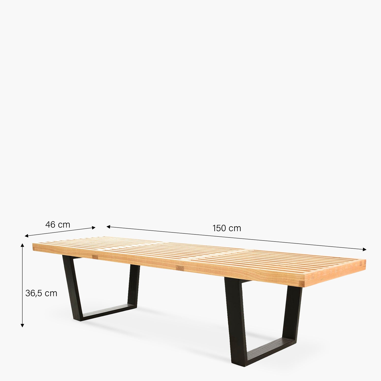 Banca de Madera Nelson Fresno Natural