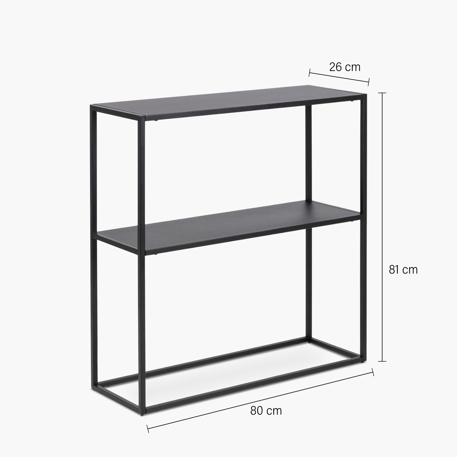 Mesa de Recibidor Consola Newton Negra