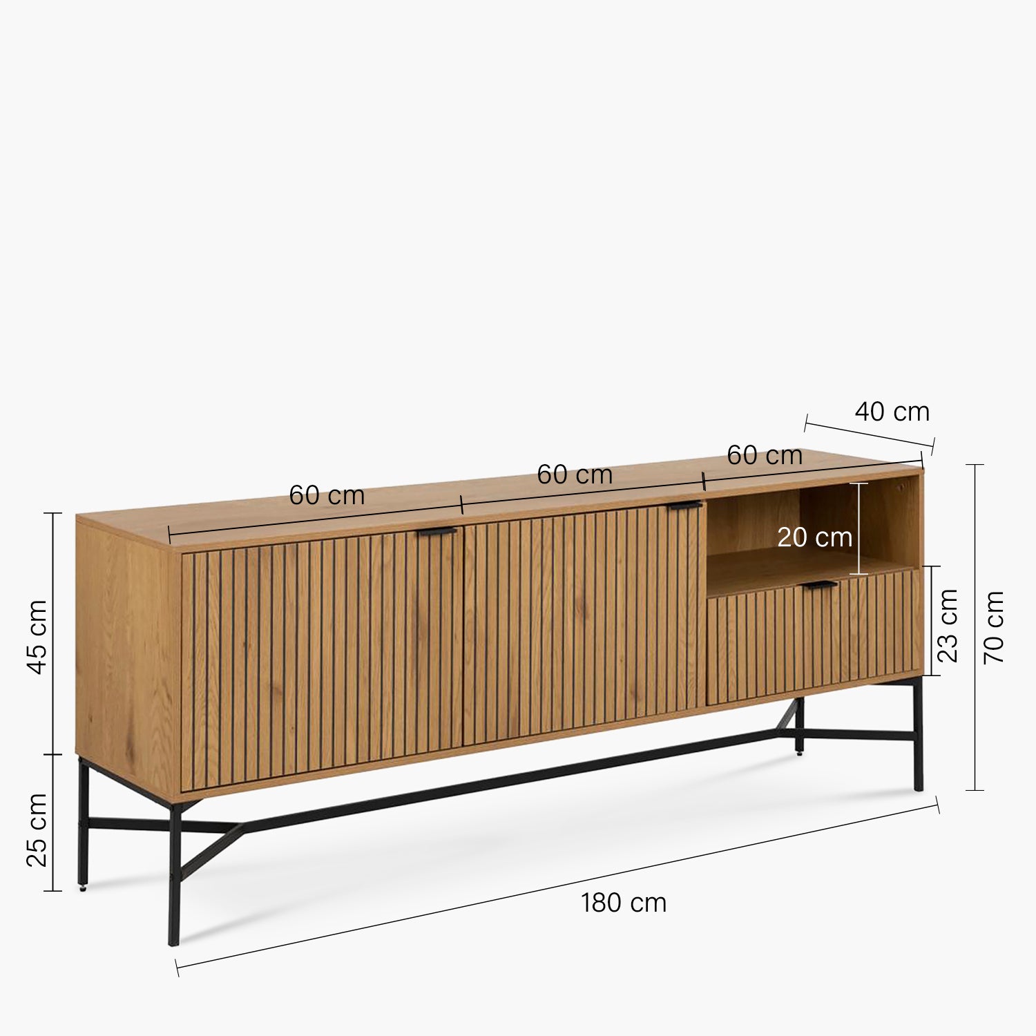 Credenza Coventry Natural