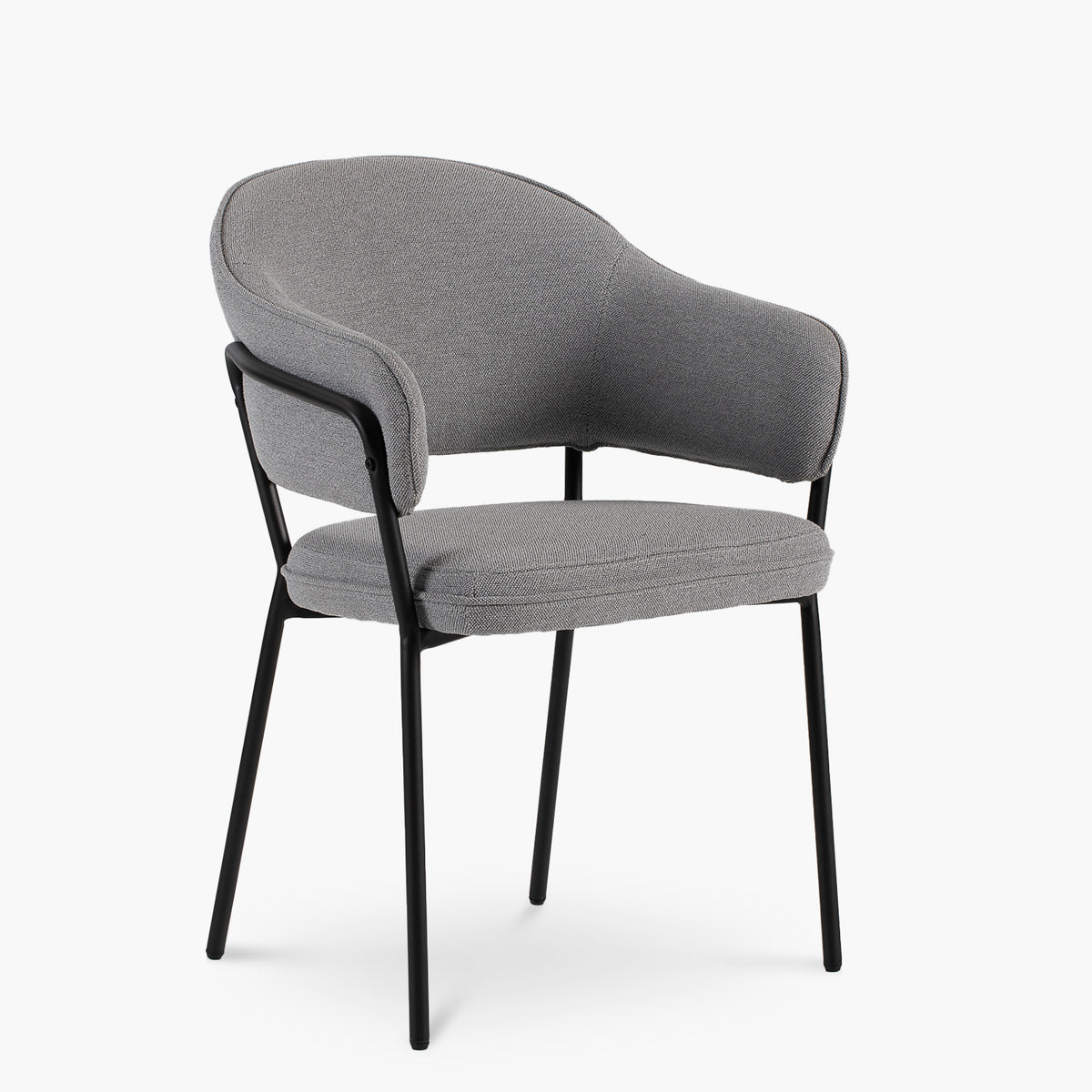 Silla diseño Home Office Stanford Gris Oscuro