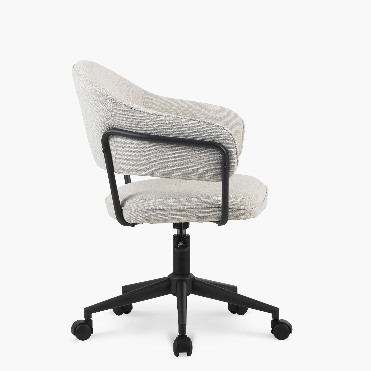 Silla Home Office Stanford Gris Claro con ruedas