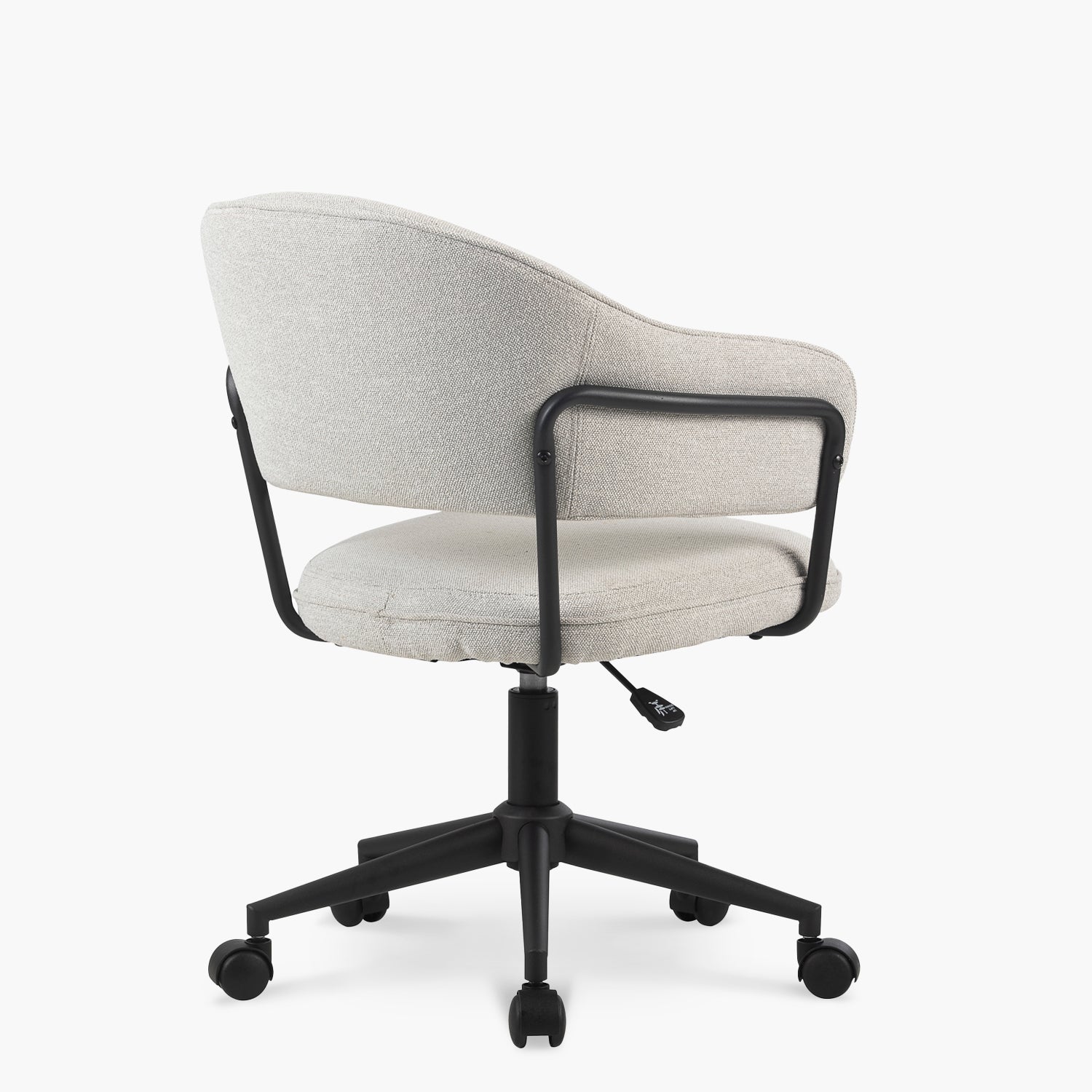 Silla Home Office Stanford Gris Claro con ruedas