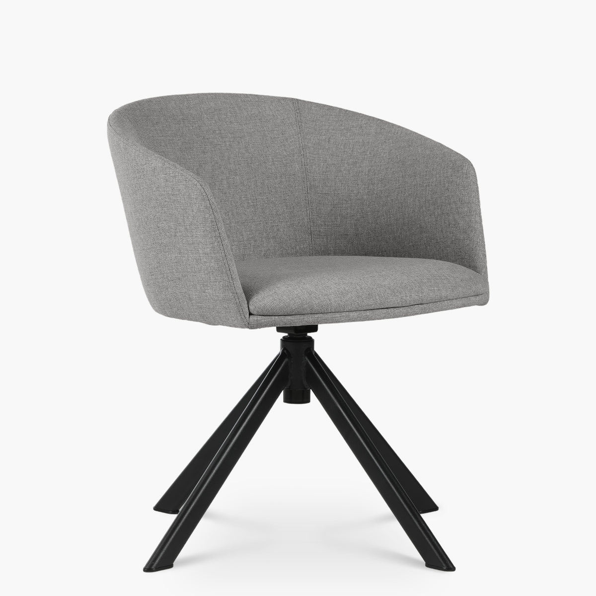 Silla diseño Home Office Anton giratoria Gris