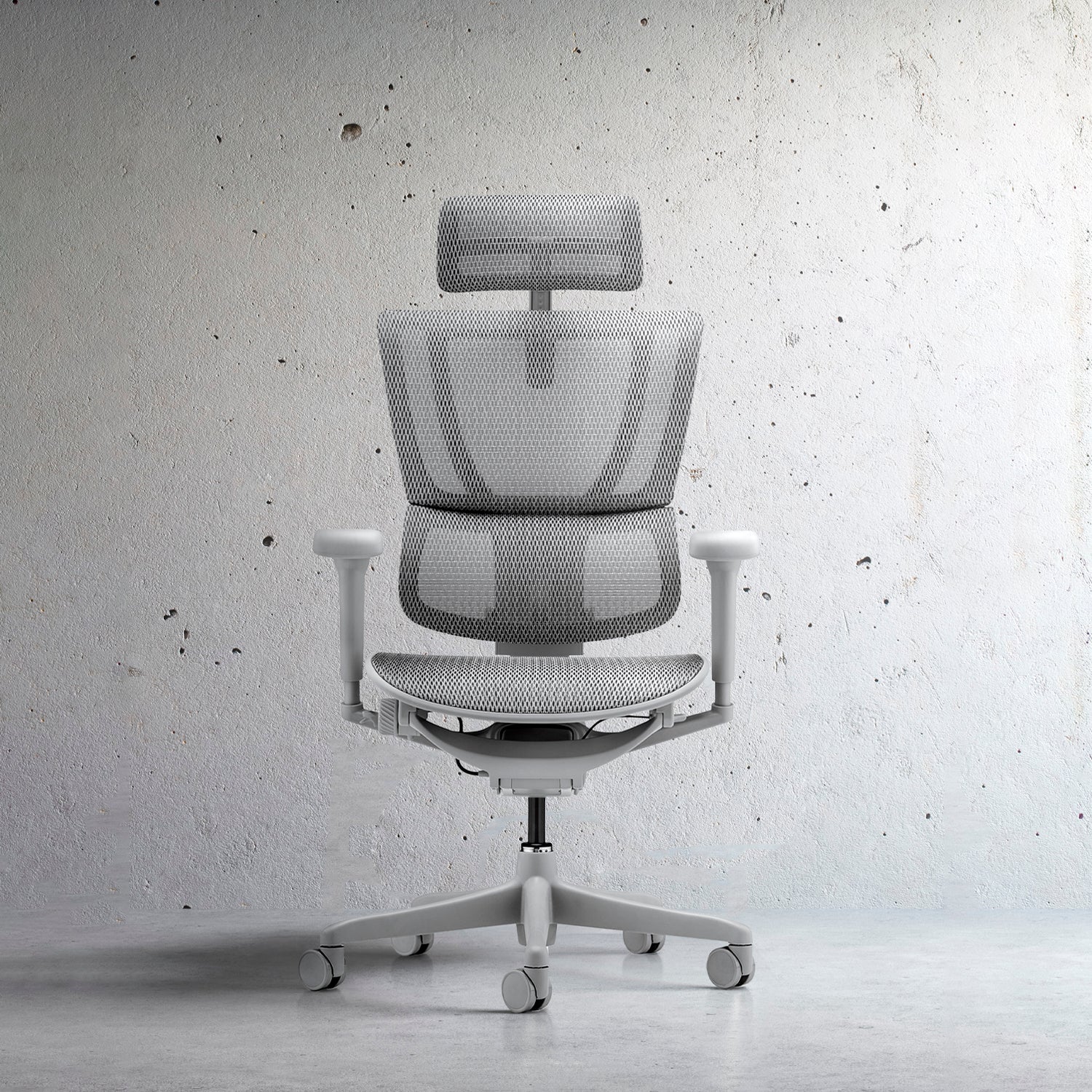 Silla IOO Ultra Gris claro con cabecero