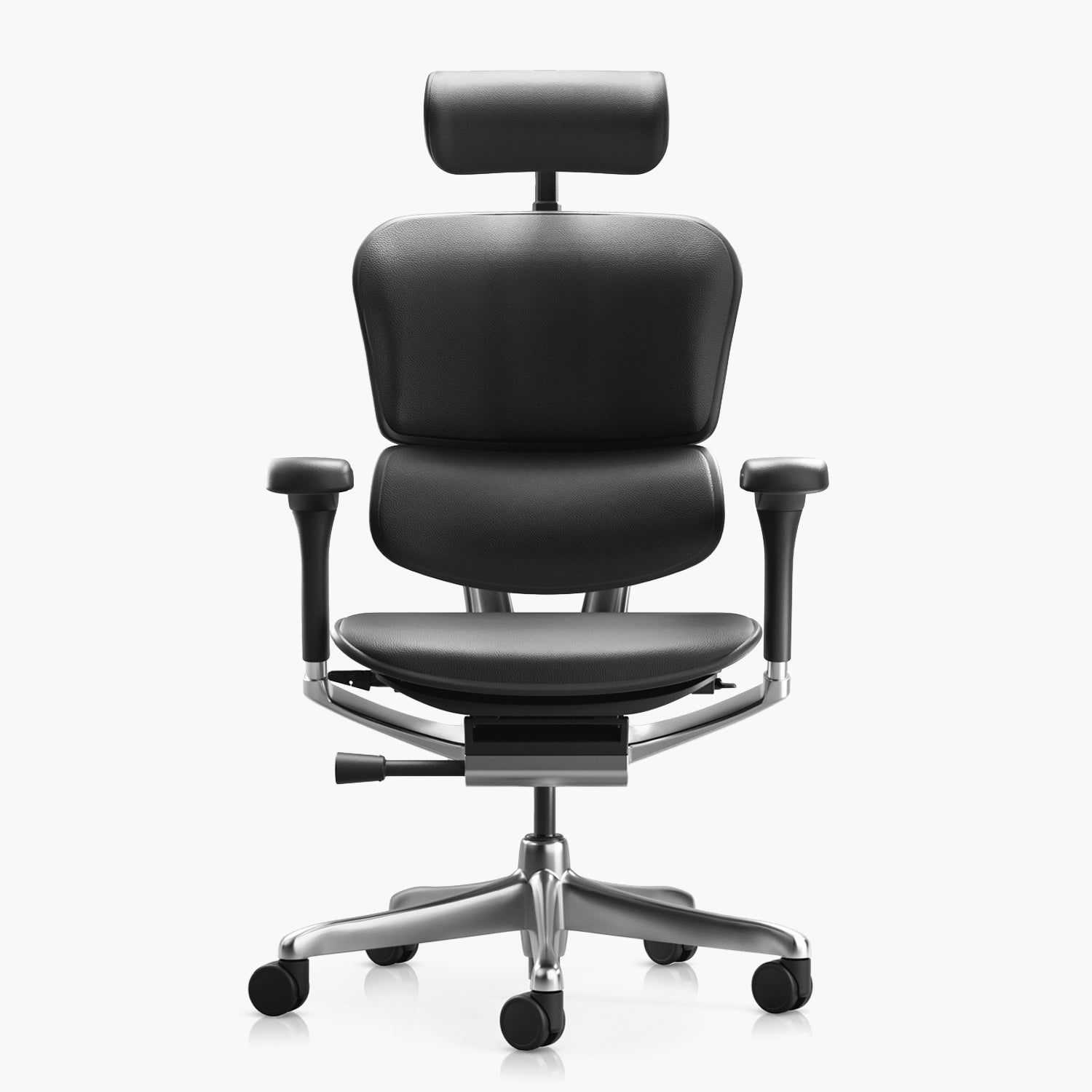 Silla Ergohuman Elite 2 Cuero Negro con cabecero